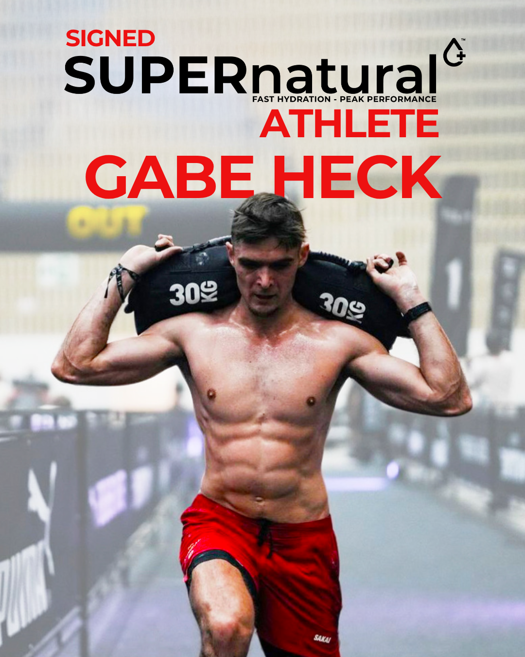 NEWLY SIGNED SUPERnatural⁺ ATHLETE – GABE HECK!