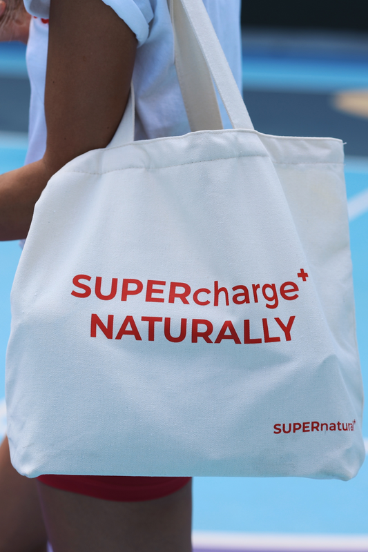 SUPERsexy TOTE BAG w. Unique Inner Pocket Design - SUPERcharge+ NATURALLY
